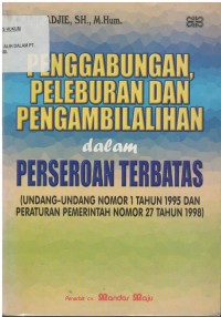 Penggabungan, peleburan dan pengambilalihan dalam perseroan terbatas