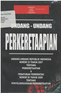 Undang-undang perkretaapian