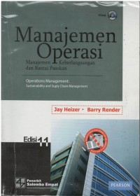 Manajemen operasi : Manajemen keberlangsungan dan rantai pasokan