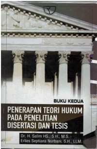 Penerapan teori hukum pada penelitian disertasi dan tesis, buku kedua