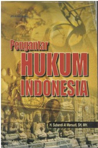 Pengantar hukum Indonesia