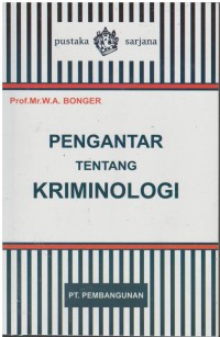 Pengantar tentang kriminologi