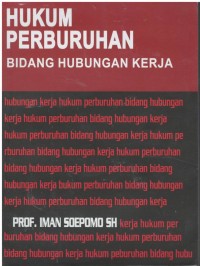Hukum perburuhan bidang hubungan kerja