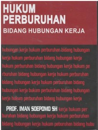 Hukum perburuhan bidang hubungan kerja