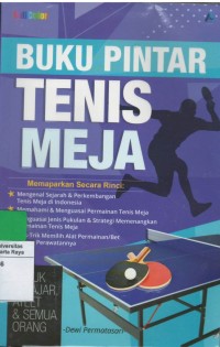 Buku pintar : tenis meja