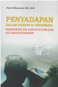 Penyadapan dalam hukum di Indonesia