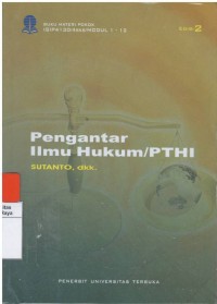 Pengantar ilmu hukum