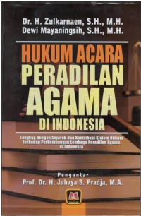 Hukum acara peradilan agama di Indonesia