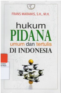 Hukum pidana umum dan tertulis di Indonesia