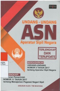 Undang- undang aparatur sipil negara