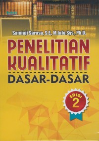 Penelitian kualitatif : dasar-dasar