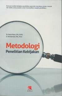 Metodologi penelitian kebijakan