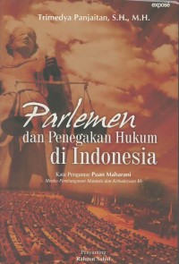 Parlemen dan penegakan hukum di Indonesia