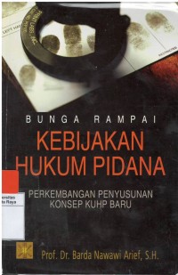 Bunga rampai kebijakan hukum pidana perkembangan penyusunan konsep KUHP baru