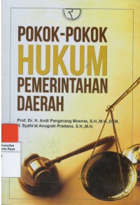 Pokok-pokok hukum pemerintahan daerah