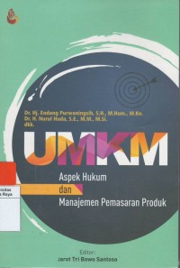 Umkm : aspek hukum dan manajemen pemasaran modal