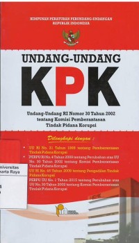 Undang - undang KPK