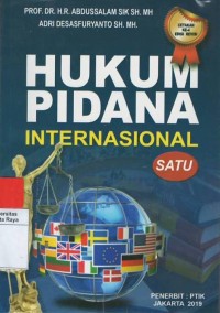 Hukum pidana internasional, satu