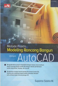 Metode praktis modeling rancang bangun dengan autocad