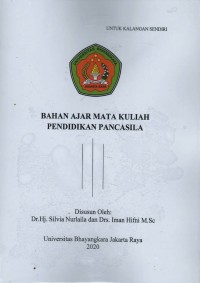 Bahan ajar mata kuliah pendidikan pancasila