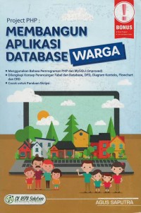 Project PHP membangun aplikasi database warga