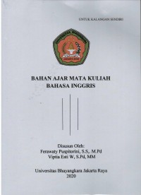 Bahan Ajar Mata Kuliah Bahasa Inggris