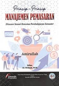 Prinsip-prinsip manajemen pemasaran disusun sesuai rencana pembelajaran semester