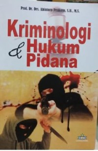 Kriminologi & hukum pidana