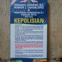 Undang-Undang RI nomor 2 Tahun 2022 & peraturan pemerintah RI tahun 2016 tentang kepolisian