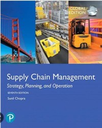 Supply chain management: strategy, planning, and operation