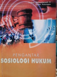 Pengantar sosiologi hukum