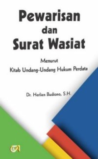 Image of Pewarisan Surat Wasiat menurut Kitab Undang-undang Hukum Perdata