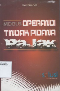 Modus operandi tindak pidana pajak