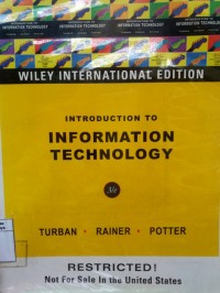 Introduction to information technology