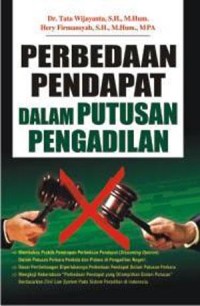 Perbedaan pendapat dalam putusan pengadilan