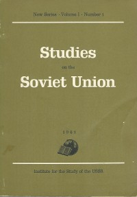 Studies on the Soviet Union