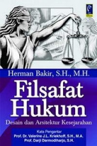 Filsafat hukum : desain dan arsitektur kesejarahan