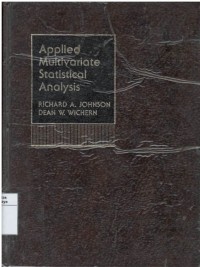 Applied multivariate statistical analysis