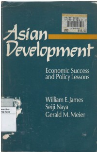 Asian development : economics succes and policy lessons