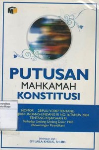 Putusan Mahkamah Konstitusi