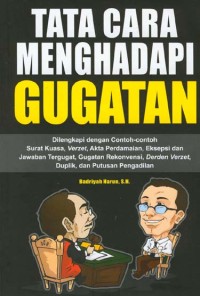 Tata cara menghadapi gugatan