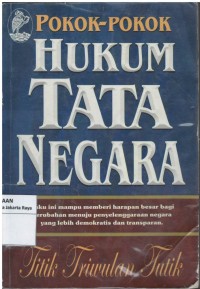 Pokok-pokok hukum tata negara