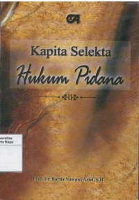 Kapita selekta hukum pidana