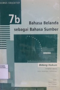 Bahasa Belanda sebagai Bahasa Sumber 7b : bidang hukum