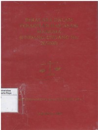 Beracara dalam peradilan hak asasi manusia (Undang-undang no. 26/2000)