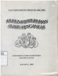 Hukum perburuhan suatu pengantar