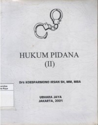 Hikum Pidana (II)