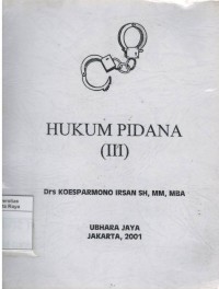 Hukum pidana (III)