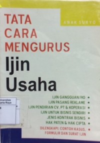 Tata cara mengurus ijin usaha