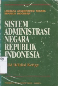 Sistem Administrasi Negara Republik Indonesia